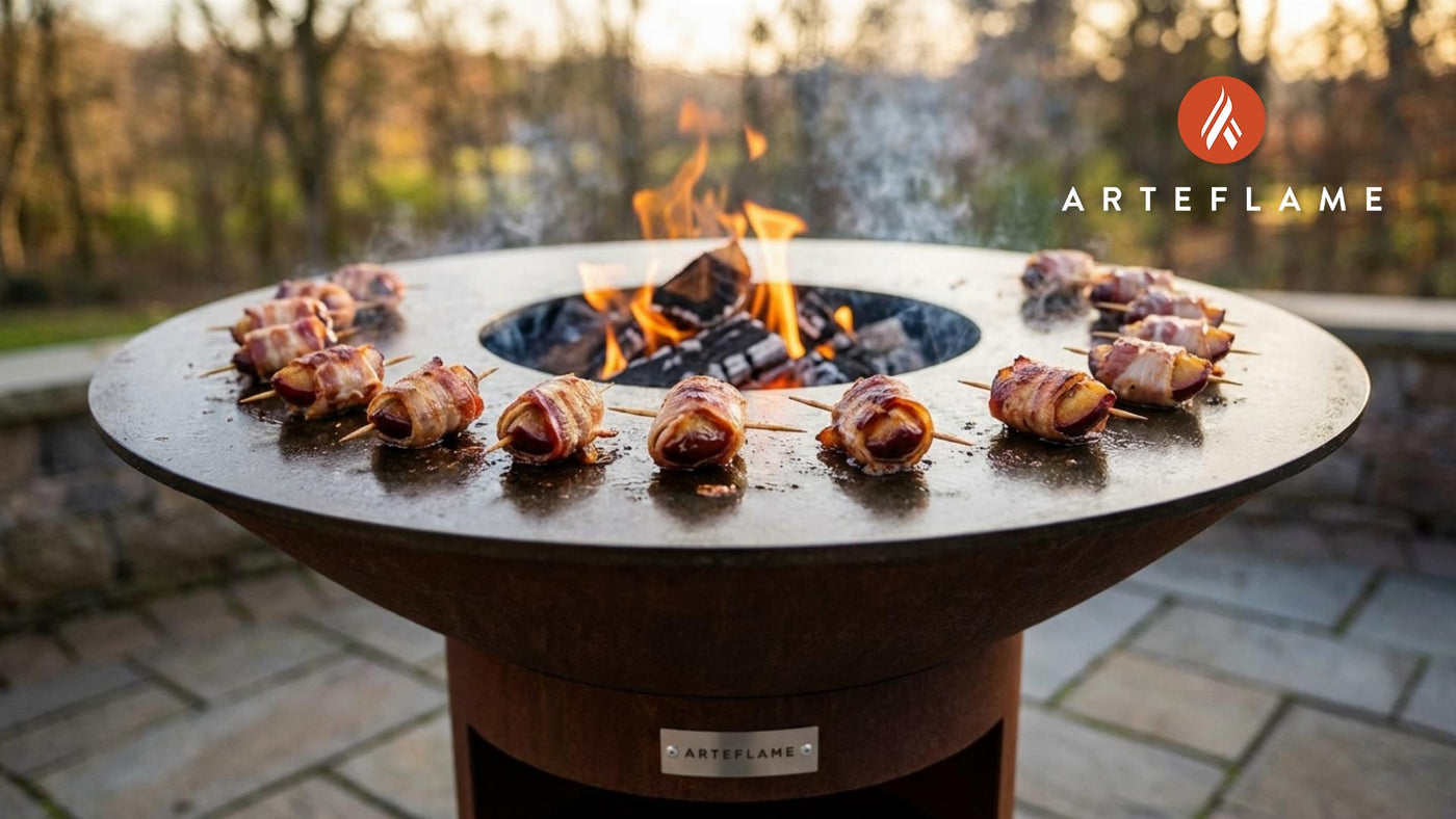 Austrian Flame-Seared Bacon Wrapped Plums Recipe