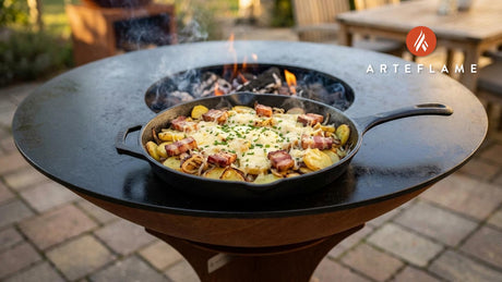 Arteflame Reindl Royal: A Rustic Alpine-Style Grilled Skillet Meal