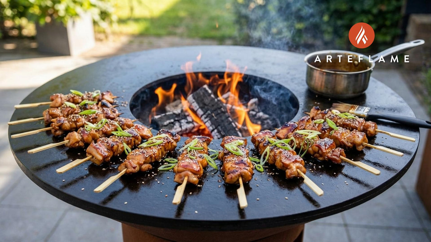 Authentic Japanese Teriyaki Chicken Skewers for the Arteflame Grill