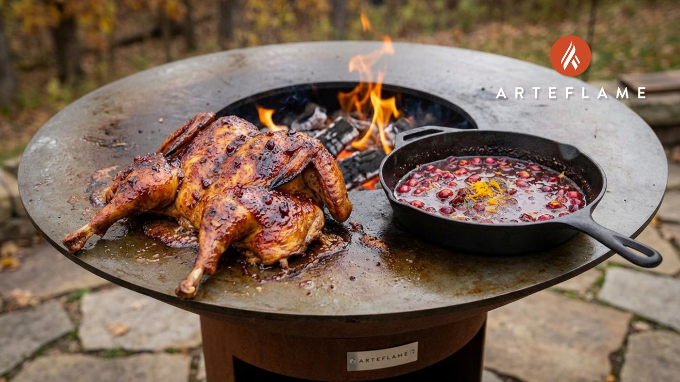 South Dakota Style Cranberry Glazed Grilled Turkey Recipe