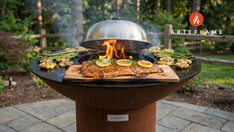 Smoky Oregon Cedar Plank Grilled Salmon Recipe