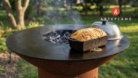 Grilled Wisconsin White Cheddar Beer Bread Recipe