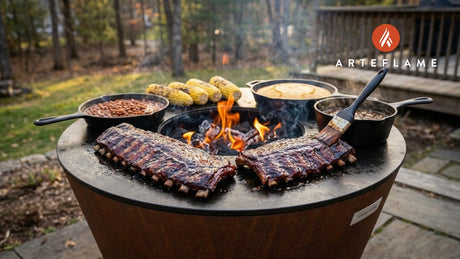 Smoky Massachusetts Maple Glazed Pork Ribs for the Arteflame Grill