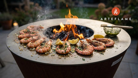 Authentic Spanish Grilled Prawns with Garlic and Parsley