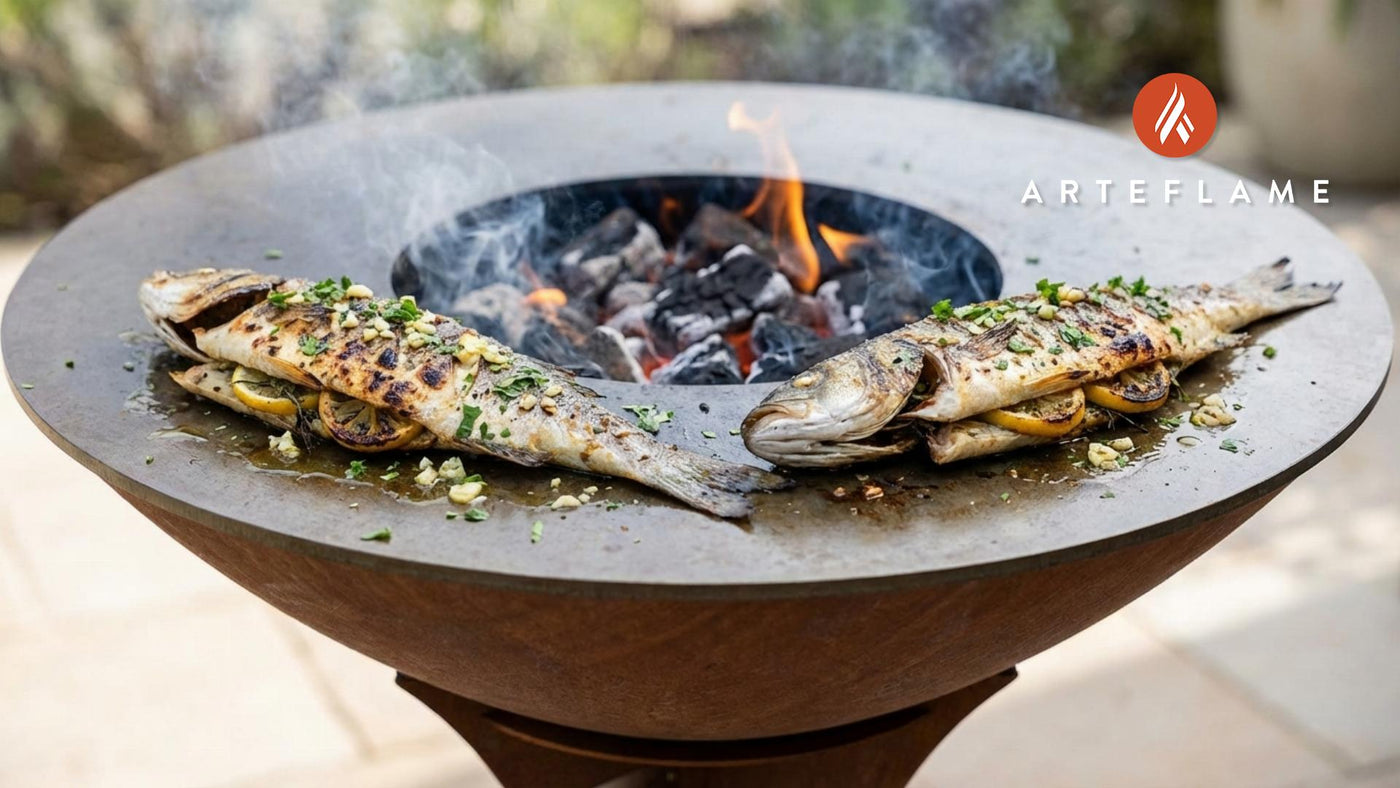 Grilled Lemon Bronzino on the Arteflame Grill