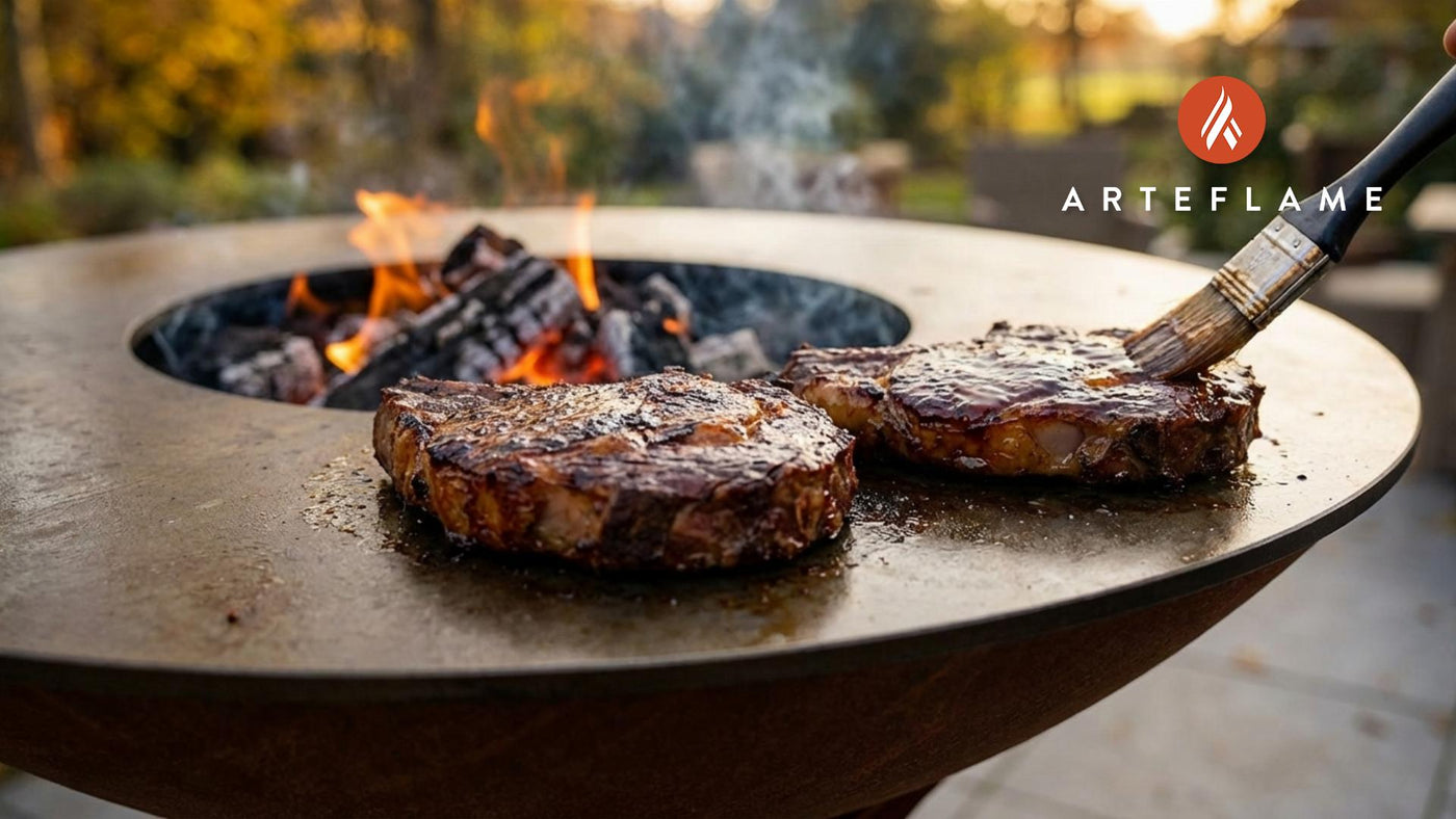 New Hampshire Maple Glazed Steak Recipe on the Arteflame Grill