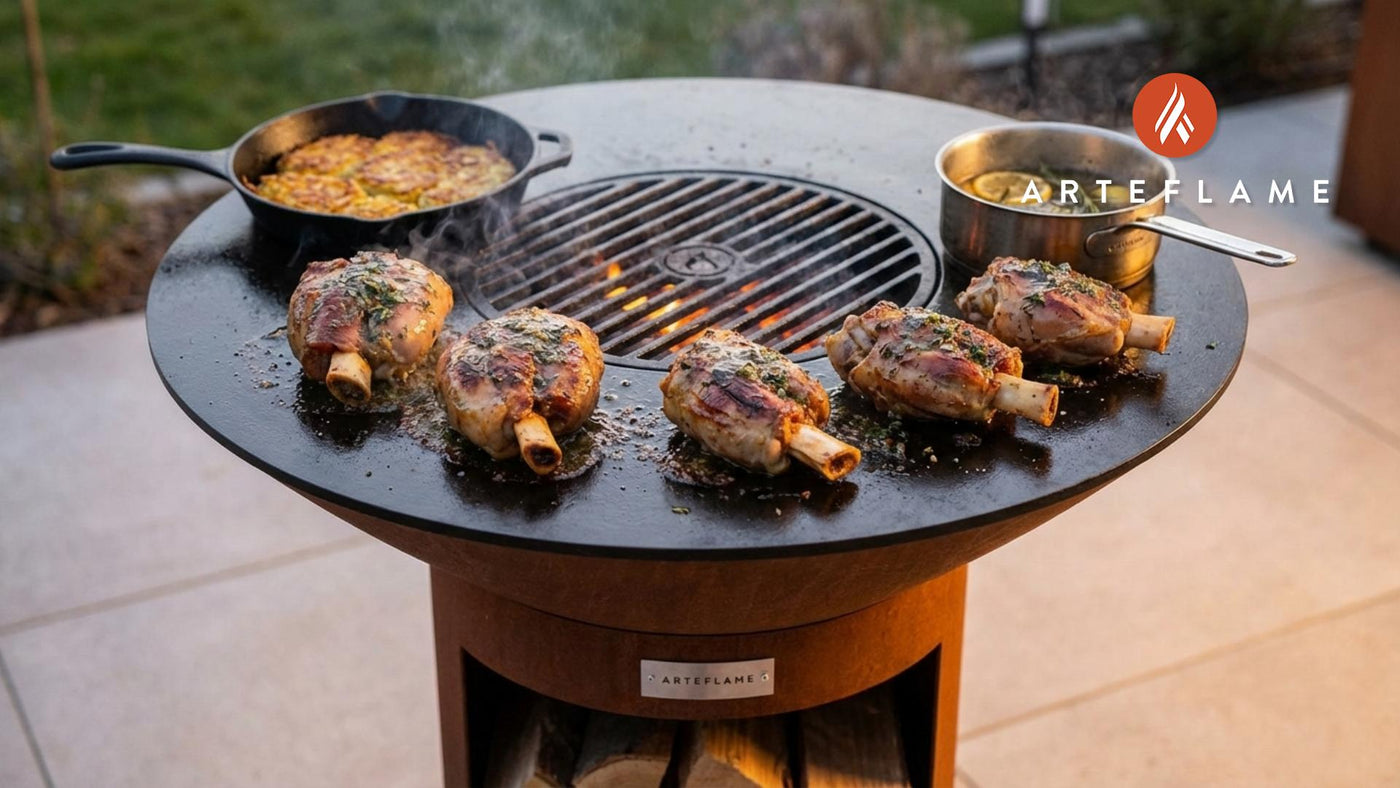 Grilled Zürcher Kalbshaxen: A Swiss Veal Shank Masterpiece on the Arteflame