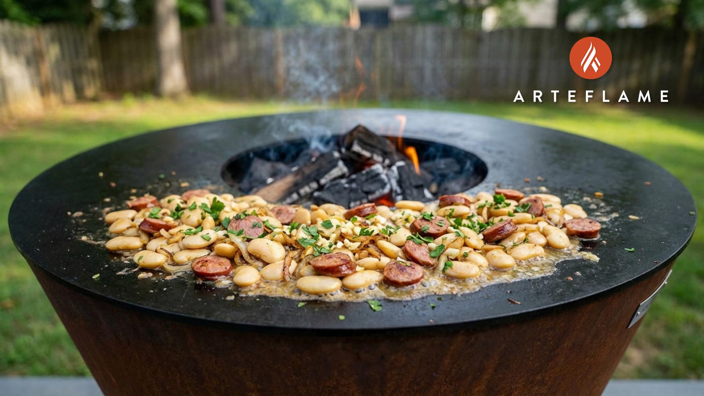 South Carolina Style Grilled Butter Beans & Sausage Recipe