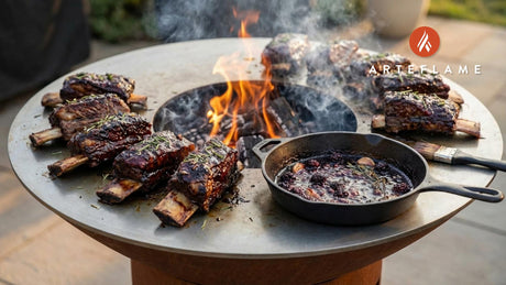Ultimate Grilled Blackberry Glazed Short Ribs on the Arteflame