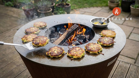Authentic Grilled Scottish Leek & Potato Fritters Recipe