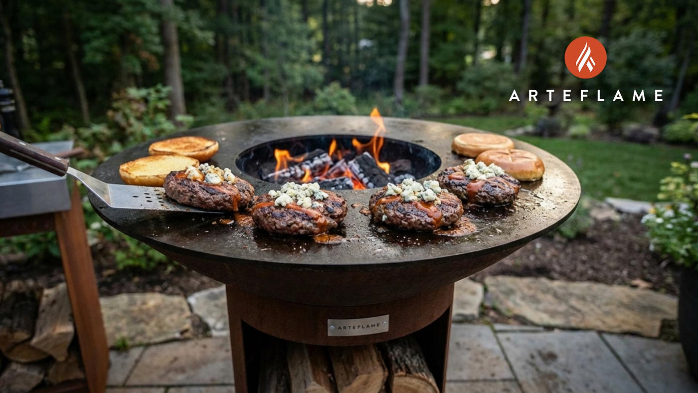 Fire-Kissed Minnesota Grilled Buffalo Elk Burgers