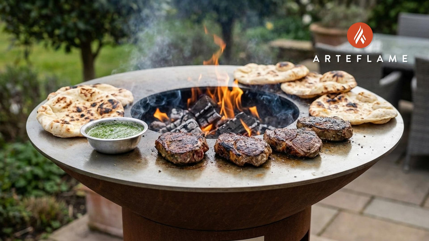 Smoky Grilled Welsh Lamb and Mint Flatbreads: An Arteflame Feast