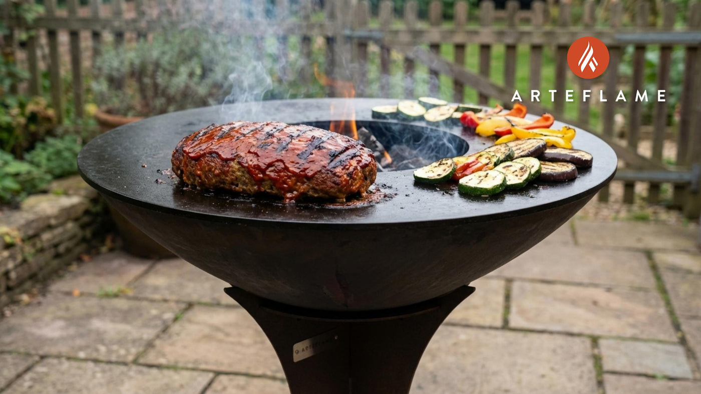 Grilled Italian-Style Meatloaf on the Arteflame Grill