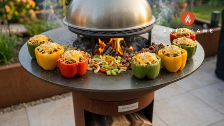 Authentic Louisiana Creole Stuffed Bell Peppers on the Arteflame Grill