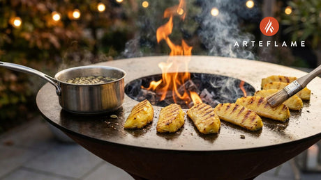 Swedish Grilled Pineapple with Rich Cardamom Syrup