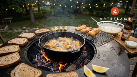 Classic Wisconsin Beer Battered Fish Fry on the Arteflame Grill