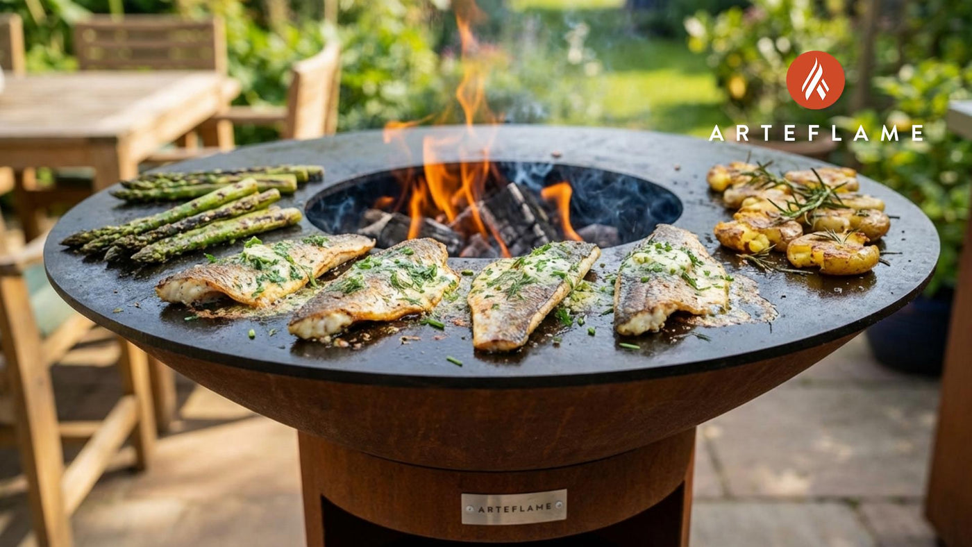Grilled Welsh Hake with Lemon and Fresh Herbs