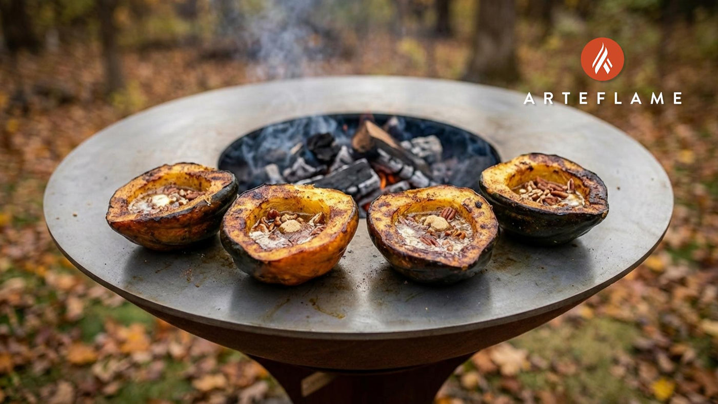 Smoked & Sweet: Missouri Charcoal Roasted Acorn Squash Recipe