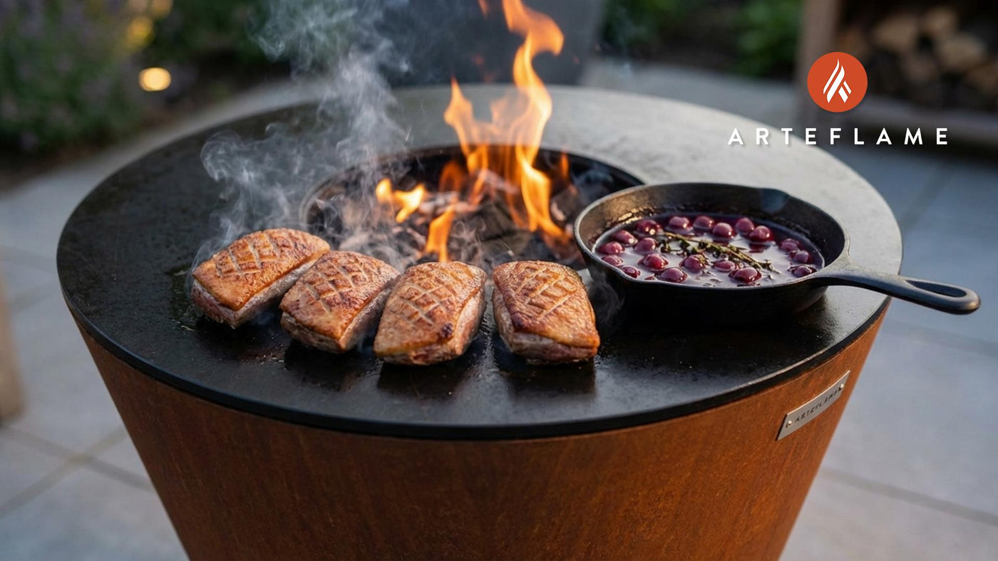 Kansas Smoked Duck Breast with Savory Cherry Glaze