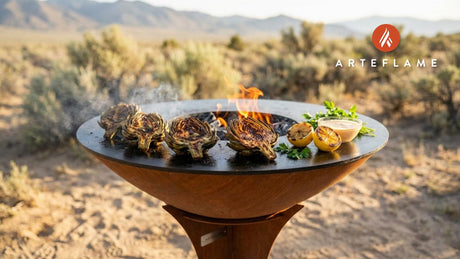 Smoky Nevada Desert Grilled Artichokes Recipe