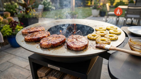Grilled Kansas-Style Pineapple Glazed Ham Steaks