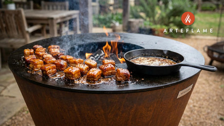 Smoked & Seared: Oklahoma Sorghum-Glazed Pork Belly on the Arteflame