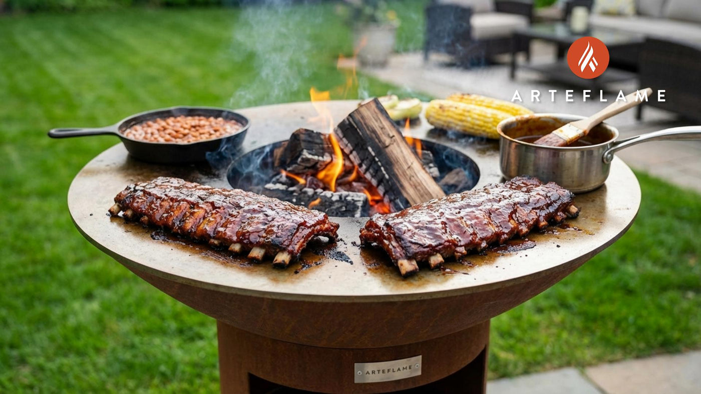 Authentic Ohio Hickory BBQ Baby Back Ribs for the Arteflame Grill