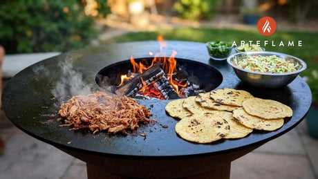 Crispy Arkansas BBQ Coleslaw Tacos on the Arteflame Grill