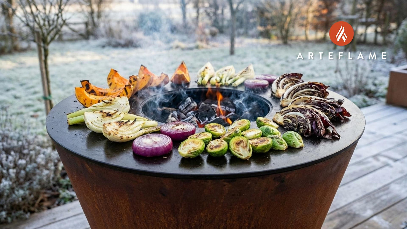 Rustic Italian Winter Vegetable Grill Platter
