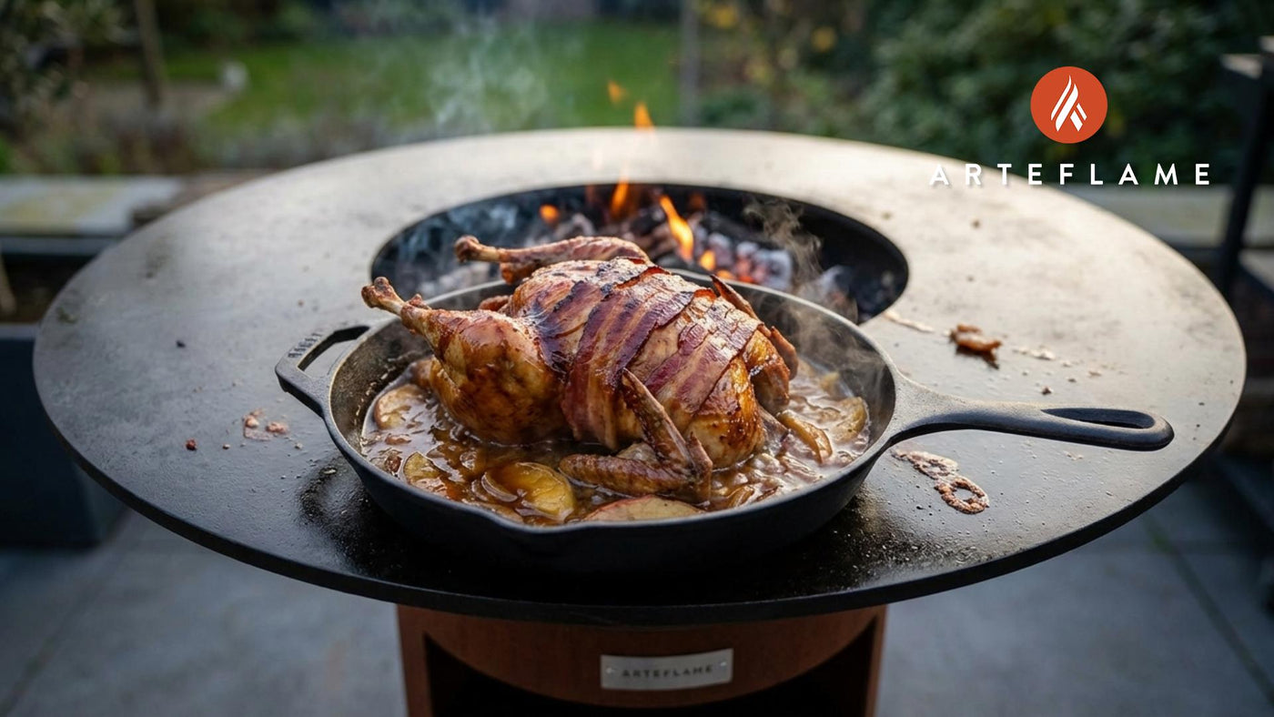 Grilled Belgian Beer Glazed Pheasant on the Arteflame