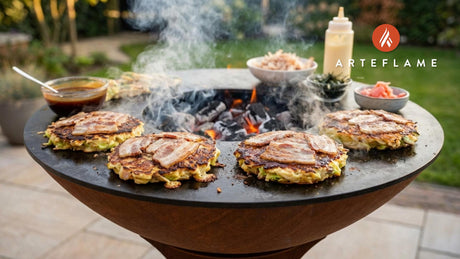 Ultimate Arteflame Grilled Okonomiyaki (Japanese Savory Pancake) Recipe