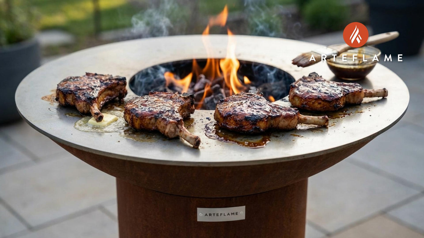 Connecticut Maple-Glazed Pork Chops: A Savory Arteflame Grill Masterpiece