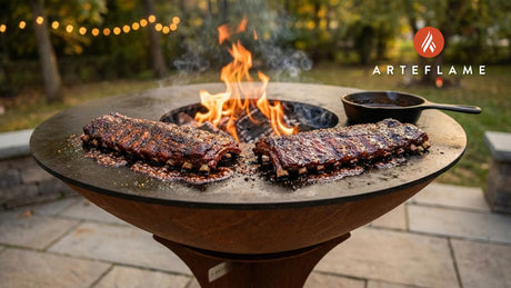 Iowa Maple Glazed Pork Ribs Recipe on the Arteflame Grill