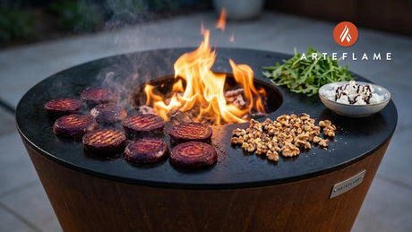 Smoky Polish Warm Grilled Beet Salad with Goat Cheese