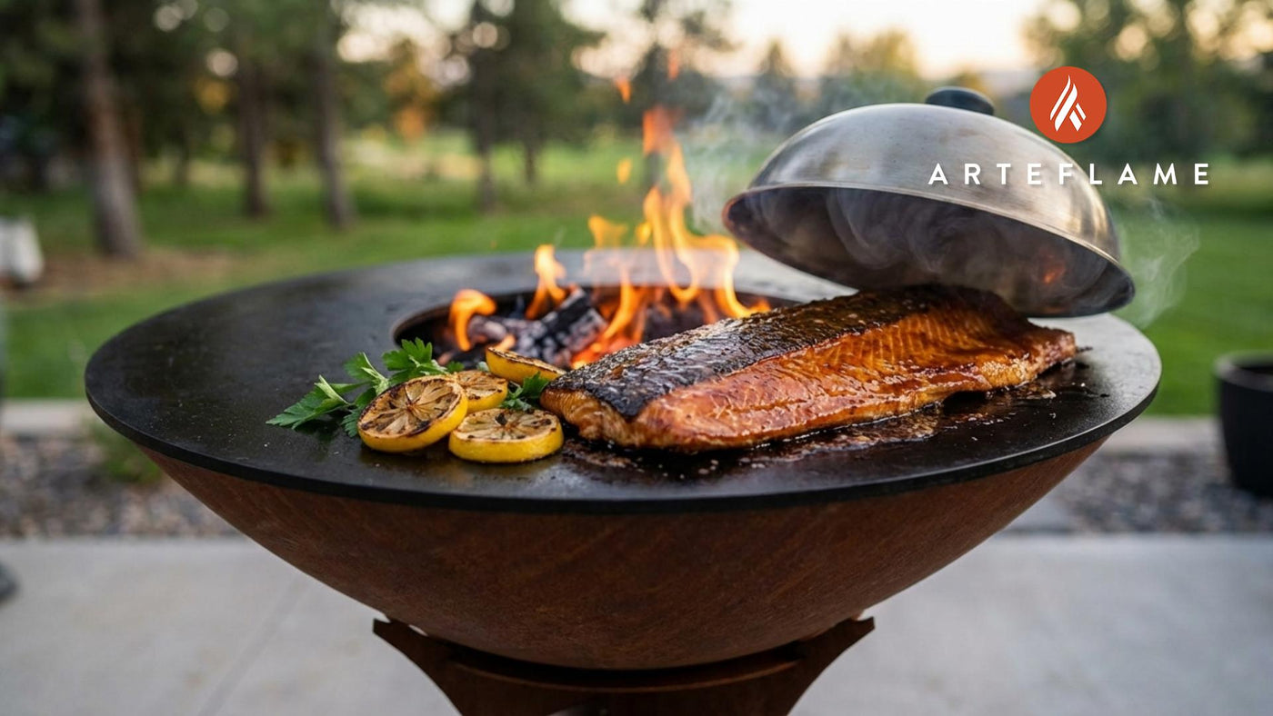 Maple Smoked Montana Salmon Recipe on the Arteflame Grill
