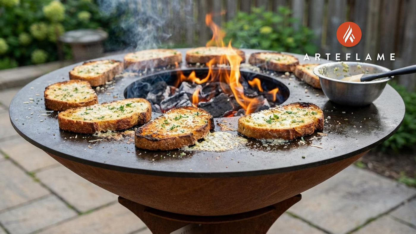 Crispy Grilled German Rye Bread with Garlic Butter Recipe