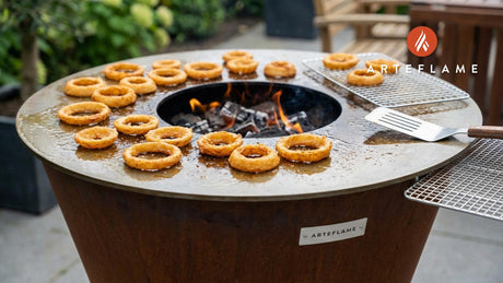Crispy Oklahoma Chicken Fried Onion Rings on the Arteflame Grill