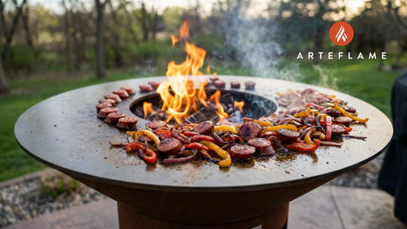 South Dakota Style Smoked Sausage and Peppers: A Rustic Arteflame Feast
