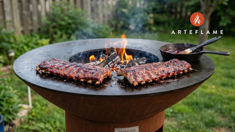 Grilled Washington Rainier Cherry Glazed Ribs Recipe