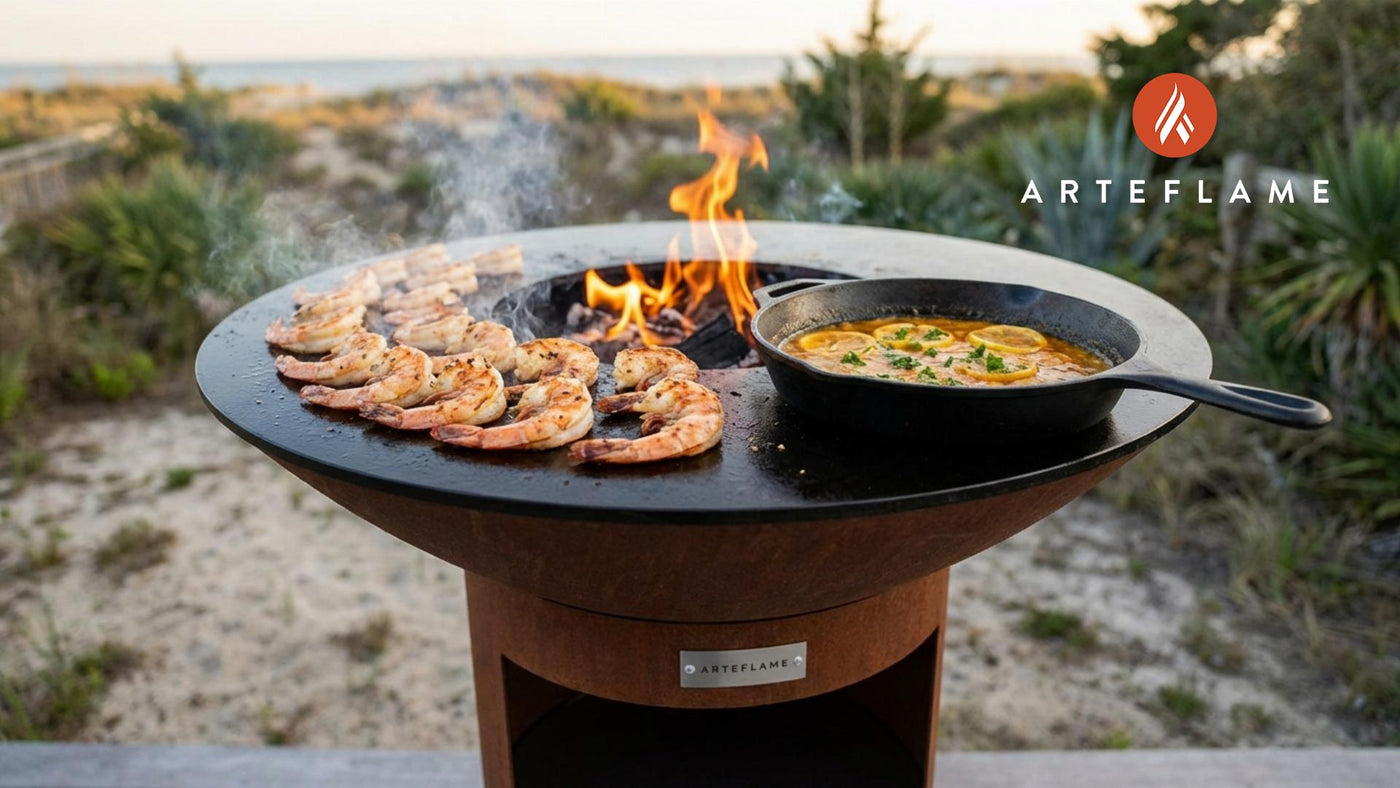 Grilled North Carolina Shrimp with Rich Old Bay Butter