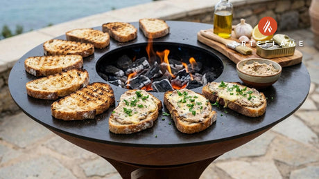 Authentic Portuguese Grilled Sardine Paté Toast Recipe on the Arteflame