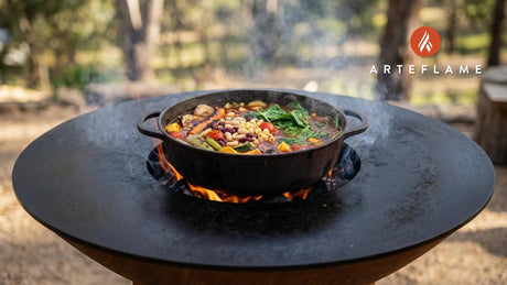 Smoky Grilled Minestrone Soup on the Arteflame