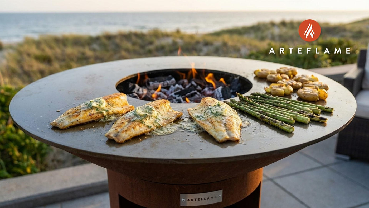 Massachusetts-Style Grilled Haddock with Lemon Dill Butter