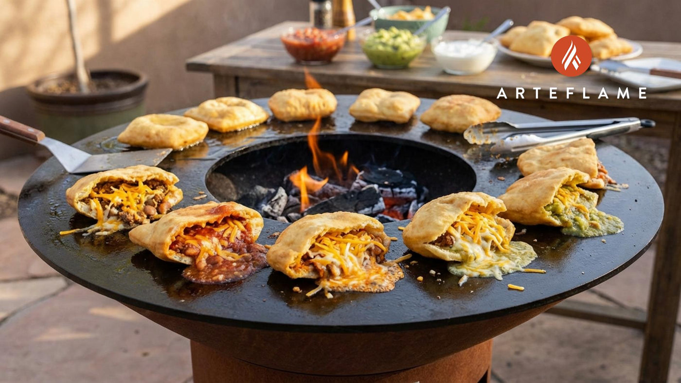 Authentic New Mexico Grilled Stuffed Sopapillas