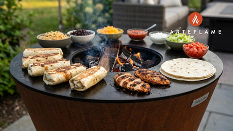 Grilled Chicken Burritos on the Arteflame Grill