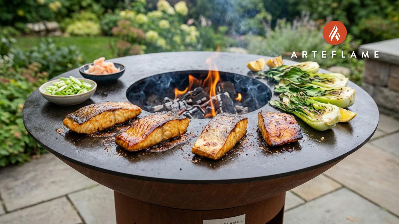 Smoky & Savory: Grilled Oregon Miso Cod on the Arteflame