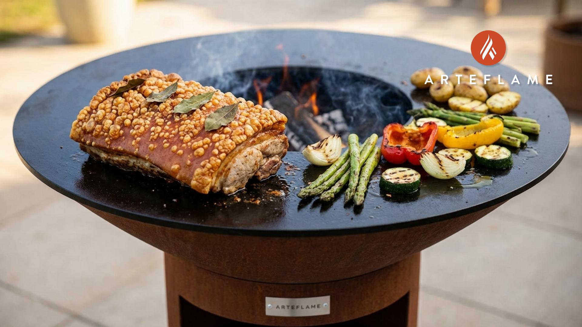 Juicy Grilled Flaeskesteg (Danish Roast Pork) | Arteflame
