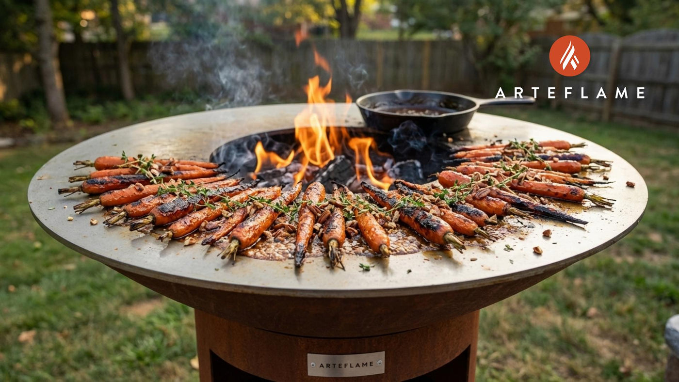 Smoky Kentucky Grilled Sorghum Glazed Carrots Recipe
