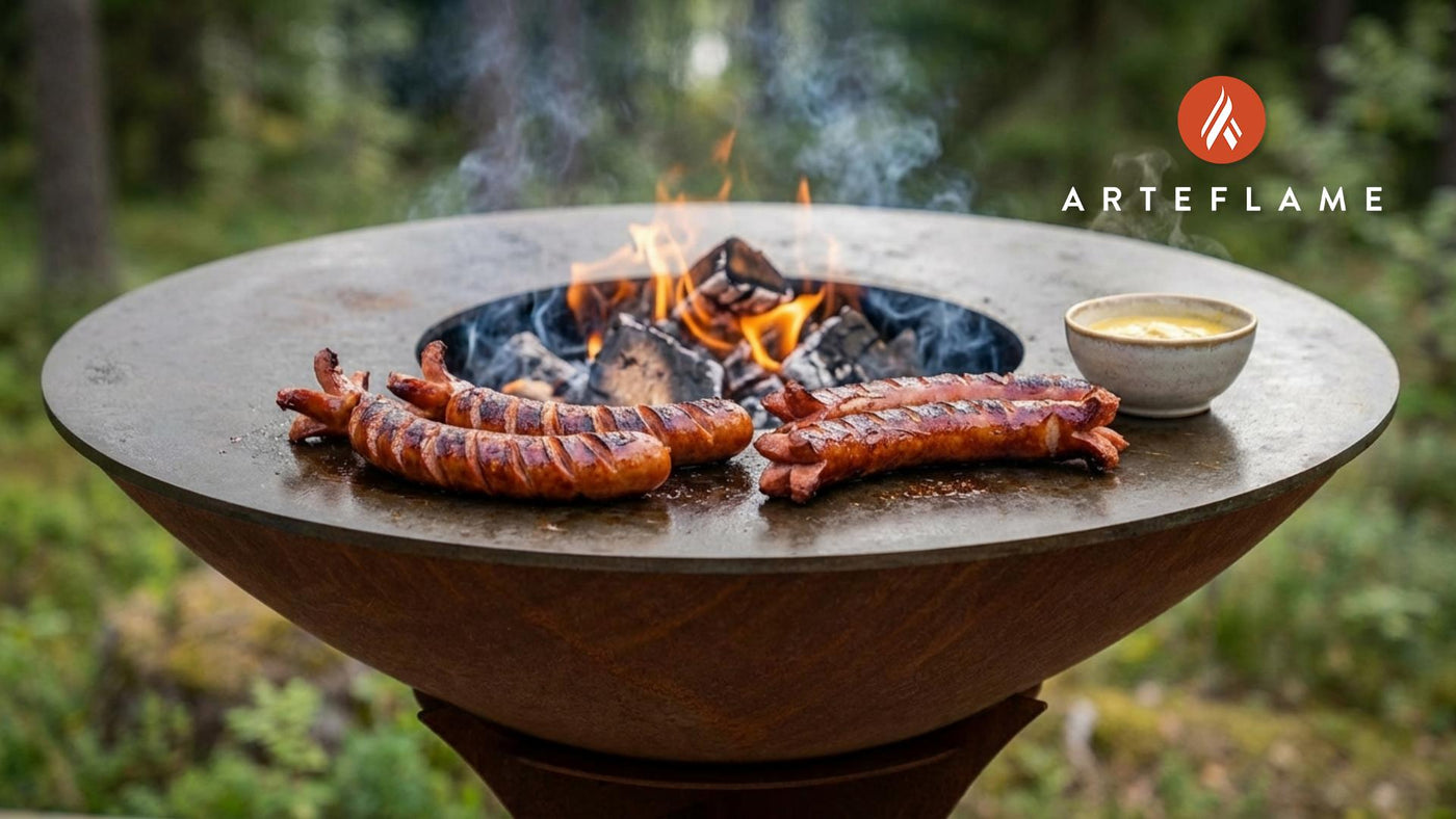 Authentic Finnish Smoked Sausages (Makkara) on the Arteflame Grill