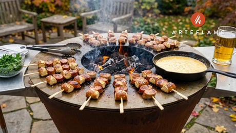 Ultimate Grilled Weisswurst & Pretzel Bites with Beer Cheese